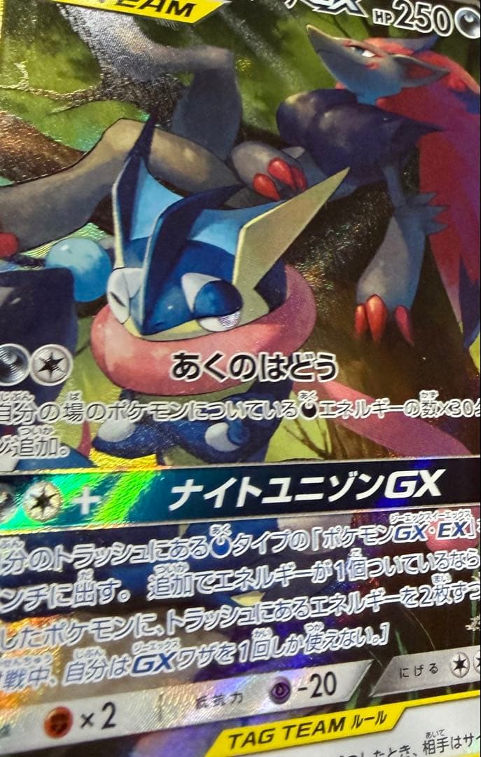 ゲッコウガ＆ゾロアークGX sa SM9a ナイトユニゾン 059/055
