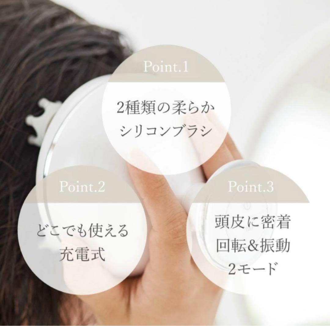 美品☆充電式ヘッドウォッシュスパ ホワイト